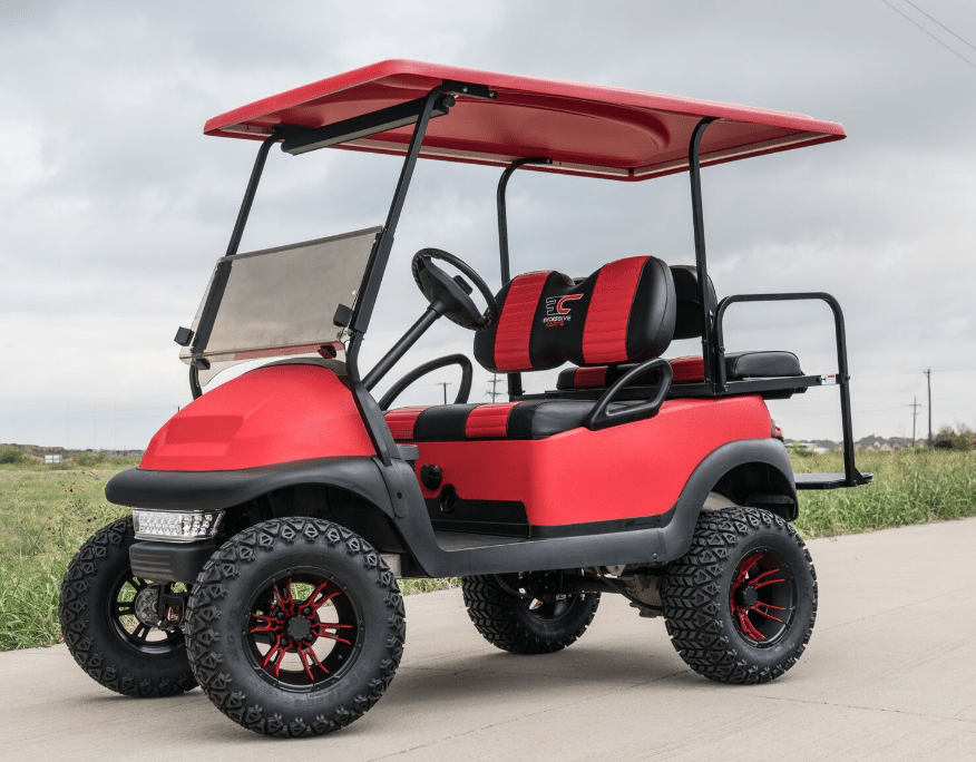 Bright Red KEVLAR Custom Club Car