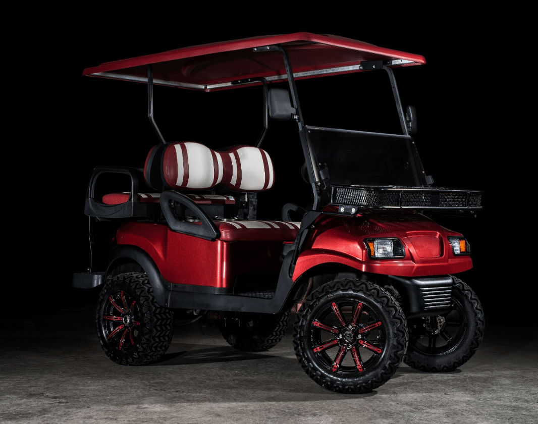 Phantom Burgundy College Edition Golf Cart