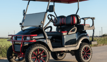 Phantom Black and Red Golf Cart