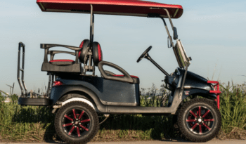Phantom Black and Red Golf Cart full