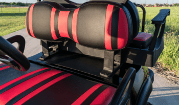 Phantom Black and Red Golf Cart full