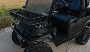 Black Kevlar Blue Carbon Golf Cart full