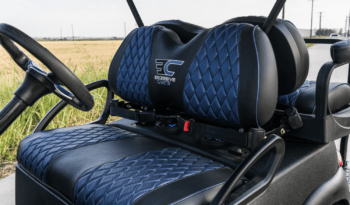 Black Kevlar Blue Carbon Golf Cart full