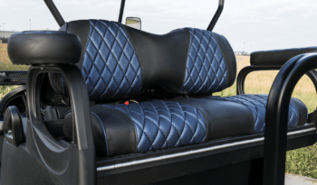 Black Kevlar Blue Carbon Golf Cart full
