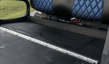 Black Kevlar Blue Carbon Golf Cart full