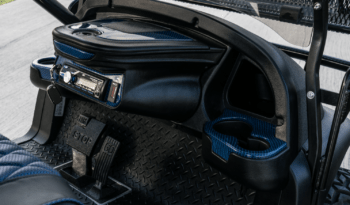 Black Kevlar Blue Carbon Golf Cart full