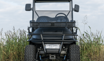 Black Kevlar Blue Carbon Golf Cart full