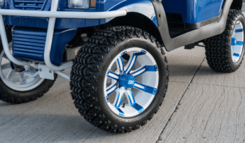 Blue Wheeler Golf Cart full