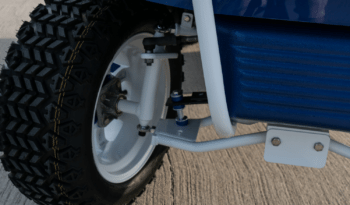 Blue Wheeler Golf Cart full