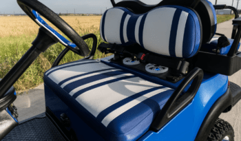 Blue Wheeler Golf Cart full