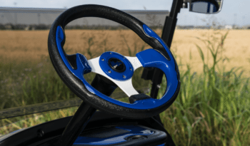 Blue Wheeler Golf Cart full