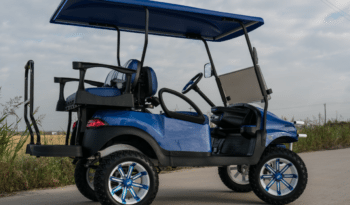 Blue Wheeler Golf Cart full