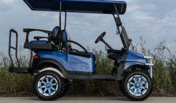 Blue Wheeler Golf Cart full