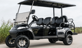 Advanced EV Black 6 Stretch Golf Cart