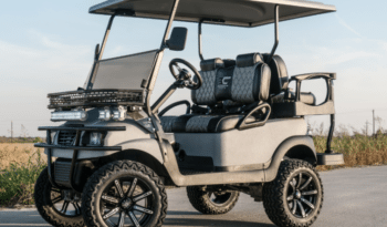 Silver Lightning Golf Cart