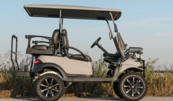 Silver Lightning Golf Cart full