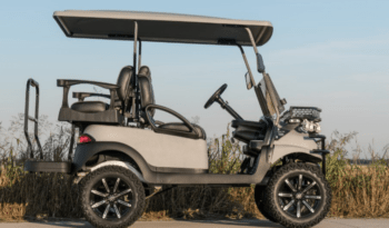 Silver Lightning Golf Cart full
