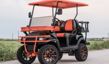 Phantom Black and Orange Golf Cart full