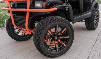Phantom Black and Orange Golf Cart full