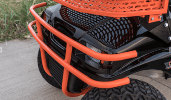 Phantom Black and Orange Golf Cart full