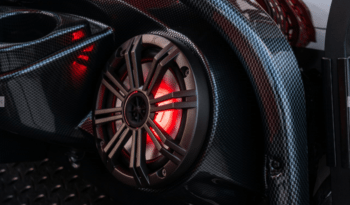 Phantom Black and Orange Golf Cart full