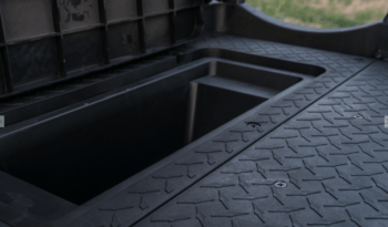 Phantom Black and Orange Golf Cart full