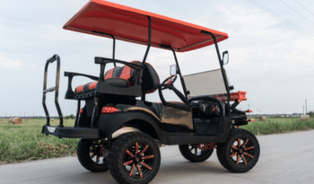 Phantom Black and Orange Golf Cart full