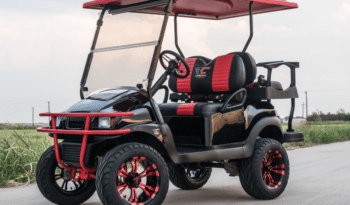 Black Super Fast Red Golf Cart