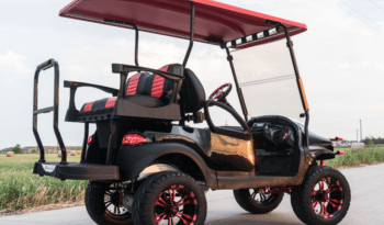 Black Super Fast Red Golf Cart full