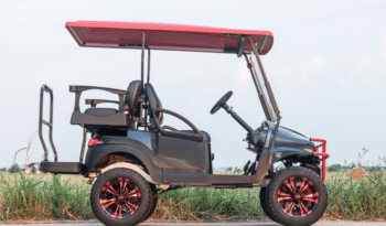 Black Super Fast Red Golf Cart full