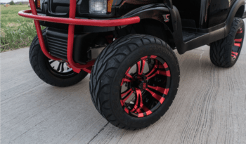 Black Super Fast Red Golf Cart full