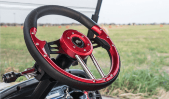 Black Super Fast Red Golf Cart full