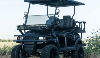 Pitch Black Golf Cart full