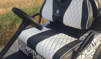 White Camo Golf Cart full