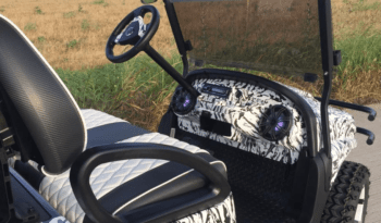 White Camo Golf Cart full