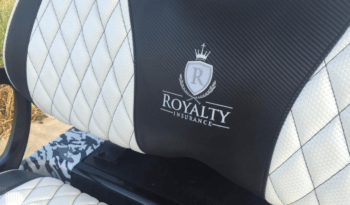 White Camo Golf Cart full