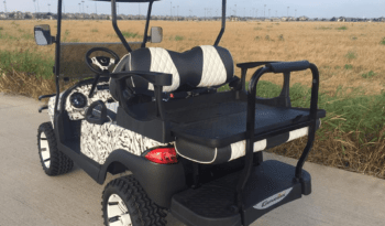 White Camo Golf Cart full