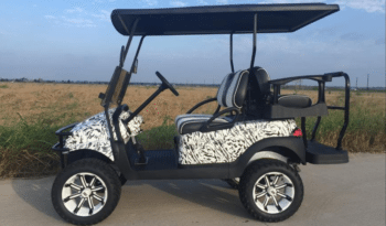 White Camo Golf Cart full