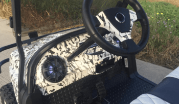 White Camo Golf Cart full