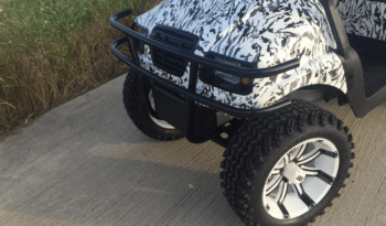 White Camo Golf Cart full