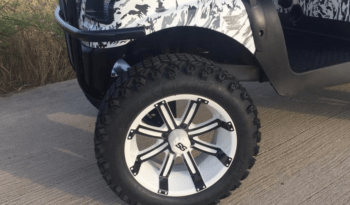 White Camo Golf Cart full