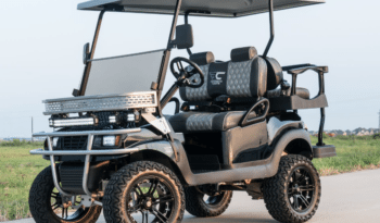 Black and Silver Golf Cart full