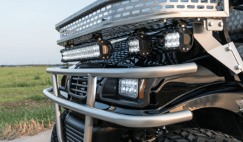 Black and Silver Golf Cart full