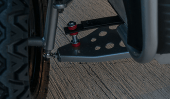 Black and Silver Golf Cart full