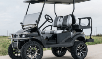 Phantom Black and Silver Golf Cart