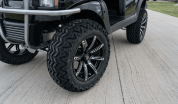 Phantom Black and Silver Golf Cart full