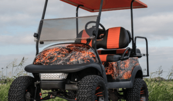 Orange Camo Golf Cart full