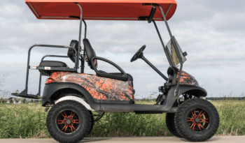 Orange Camo Golf Cart full
