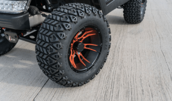 Orange Camo Golf Cart full