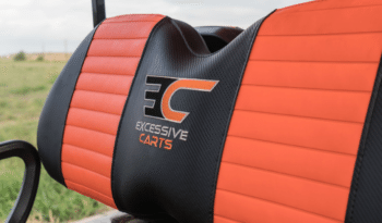 Orange Camo Golf Cart full